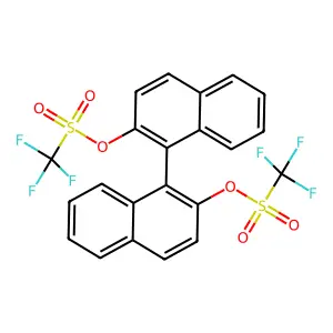 1,1'-Bi-2-naphthol bis(trifluoromethanesulfonate) structure