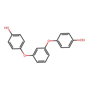 1,3-Bis(4-hydroxyphenoxy)benzene structure