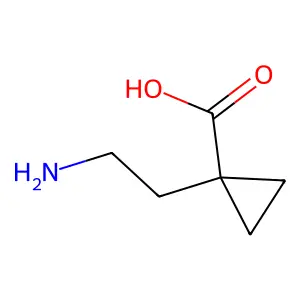1-(2-aminoethyl)cyclopropane-1-carboxylic acid structure