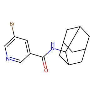 2-(5-Bromonicotinoylamino)adamantane structure