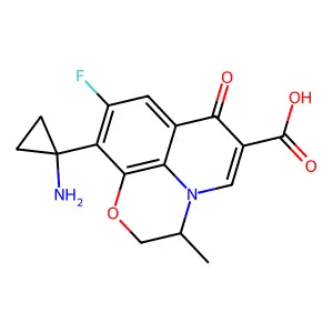 Pazufloxacin structure