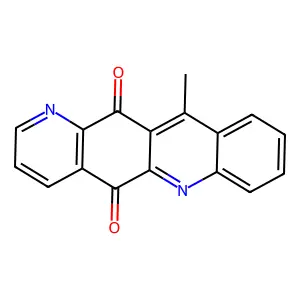 11-methylpyrido[2,3-b]acridine-5,12-dione structure