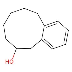 1,2-Benzocyclononen-3-ol structure