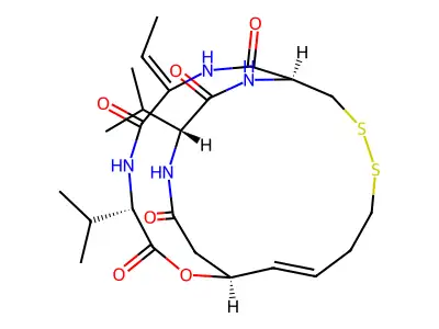 Romidepsin structure