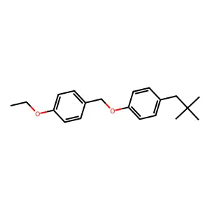 1-(2,2-Dimethylpropyl)-4-((4-ethoxyphenyl)methoxy)benzene structure