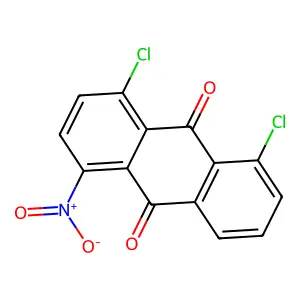 4,5-Dichloro-1-nitroanthraquinone structure