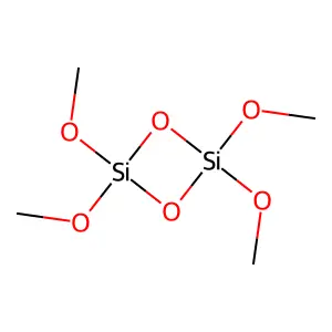 1,3-Cyclodisiloxane, tetramethoxy- structure