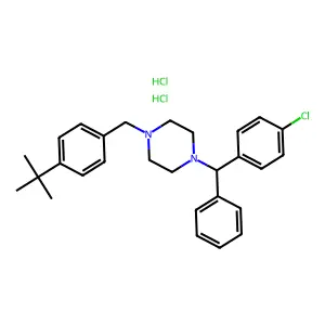 Buclizine dihydrochloride structure