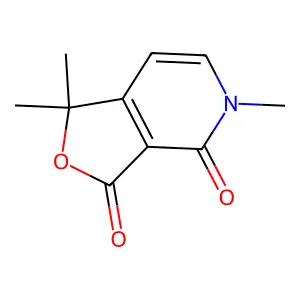 1,1,5-trimethylfuro[3,4-c]pyridine-3,4-dione structure