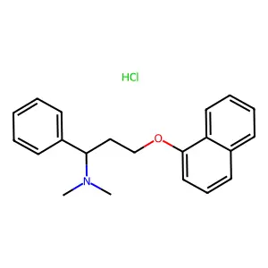 Dapoxetine hydrochloride structure