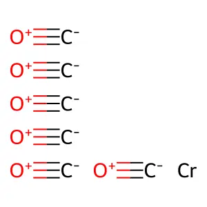 Chromium hexacarbonyl structure