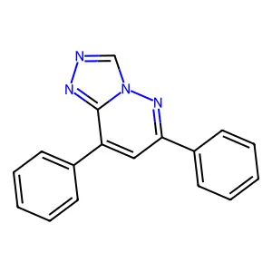 1,2,4-Triazolo(4,3-b)pyridazine, 6,8-diphenyl- structure