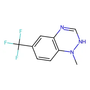 1,2,4-Benzotriazine, 1,2-dihydro-1-methyl-6-(trifluoromethyl)- structure