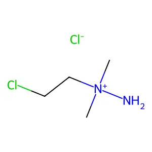 amino-(2-chloroethyl)-dimethylazanium chloride structure