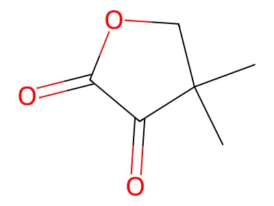 Keto-pantoyllactone structure