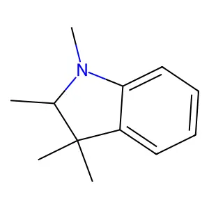 1,2,3,3-Tetramethylindoline structure