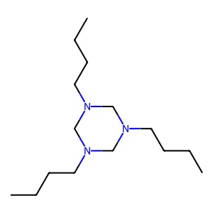 1,3,5-Tributylhexahydro-1,3,5-triazine structure