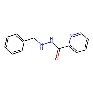 Picolinic acid, 2-benzylhydrazide structure