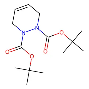 1,2-di-tert-butyl 1,2,3,6-tetrahydropyridazine-1,2-dicarboxylate structure