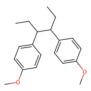 Hexestrol dimethyl ether structure