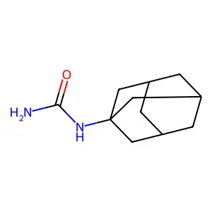 N-Tricyclo(3.3.1.1'3,7)dec-1-ylurea structure