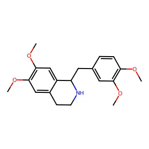 TETRAHYDROPAPAVERINE structure