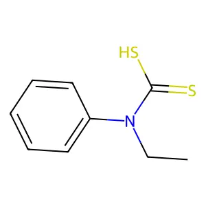 Lead(2+) ethylphenyldithiocarbamate structure