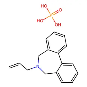 Azapetine phosphate structure