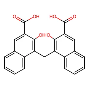 PAMOIC ACID structure