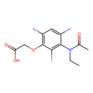 Compound C12H12I3NO4 structure
