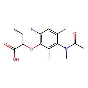 Compound C13H14I3NO4 structure