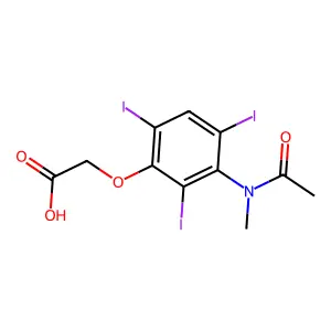 Compound C11H10I3NO4 structure