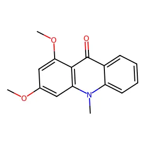 1,3-Dimethoxy-10-methyl-9(10H)-acridinone structure