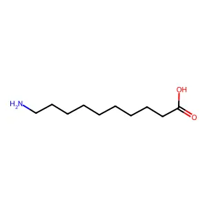 10-Aminodecanoic acid structure