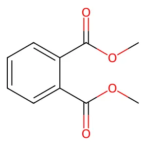 Dimethyl phthalate structure