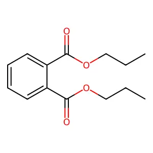 Dipropyl phthalate structure