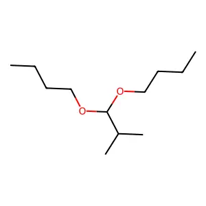 1,1-dibutoxy-2-methylpropane structure