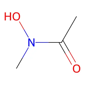 N-hydroxy-N-methylacetamide structure