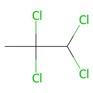 1,1,2,2-Tetrachloropropane structure
