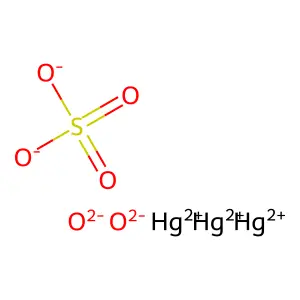 Mercury oxonium sulfate structure