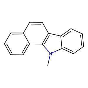 11-methyl-11H-benzo[a]carbazole structure