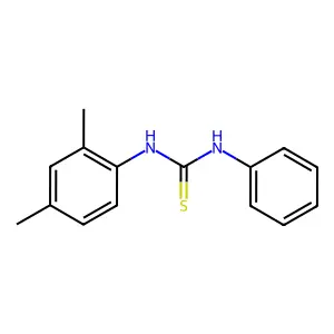 1-(2,4-dimethylphenyl)-3-phenylthiourea structure