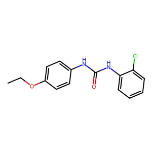 1-(2-chlorophenyl)-3-(4-ethoxyphenyl)urea structure