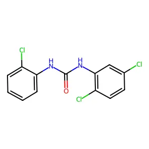 1-(2-chlorophenyl)-3-(2,5-dichlorophenyl)urea structure