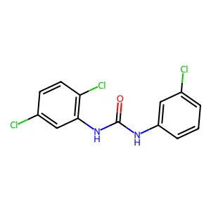 1-(3-chlorophenyl)-3-(2,5-dichlorophenyl)urea structure