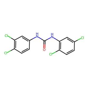 1-(2,5-dichlorophenyl)-3-(3,4-dichlorophenyl)urea structure
