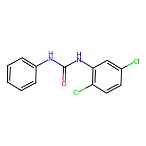 1-(2,5-dichlorophenyl)-3-phenylurea structure