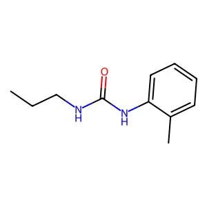 1-(2-methylphenyl)-3-propylurea structure