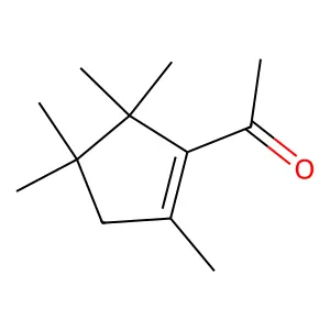 1-(2,4,4,5,5-Pentamethyl-1-cyclopenten-1-yl)ethan-1-one structure