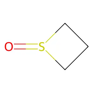 Thietane 1-oxide structure